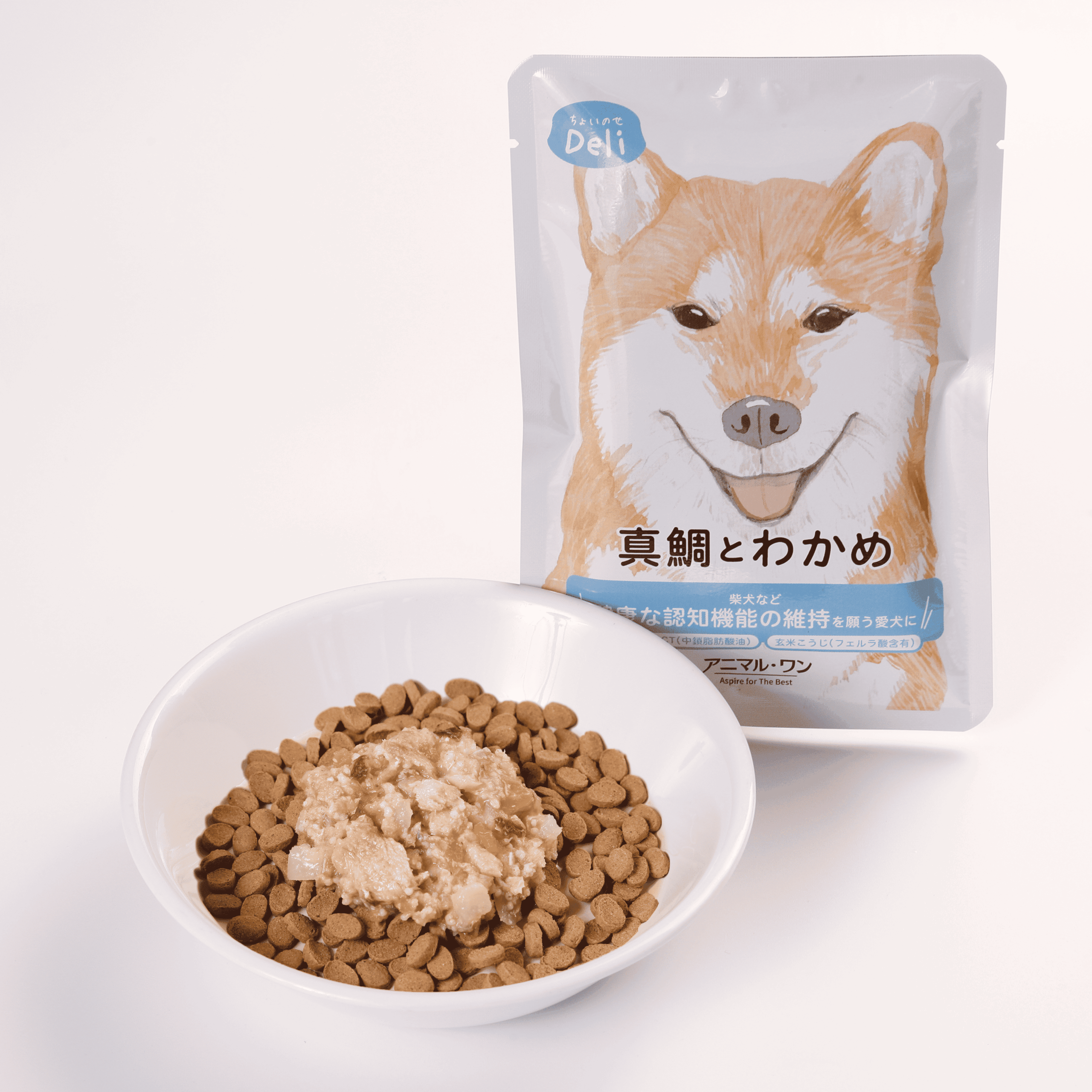 P01-0014 ちょいのせDeli真鯛とわかめ 60g【税込み 10%】