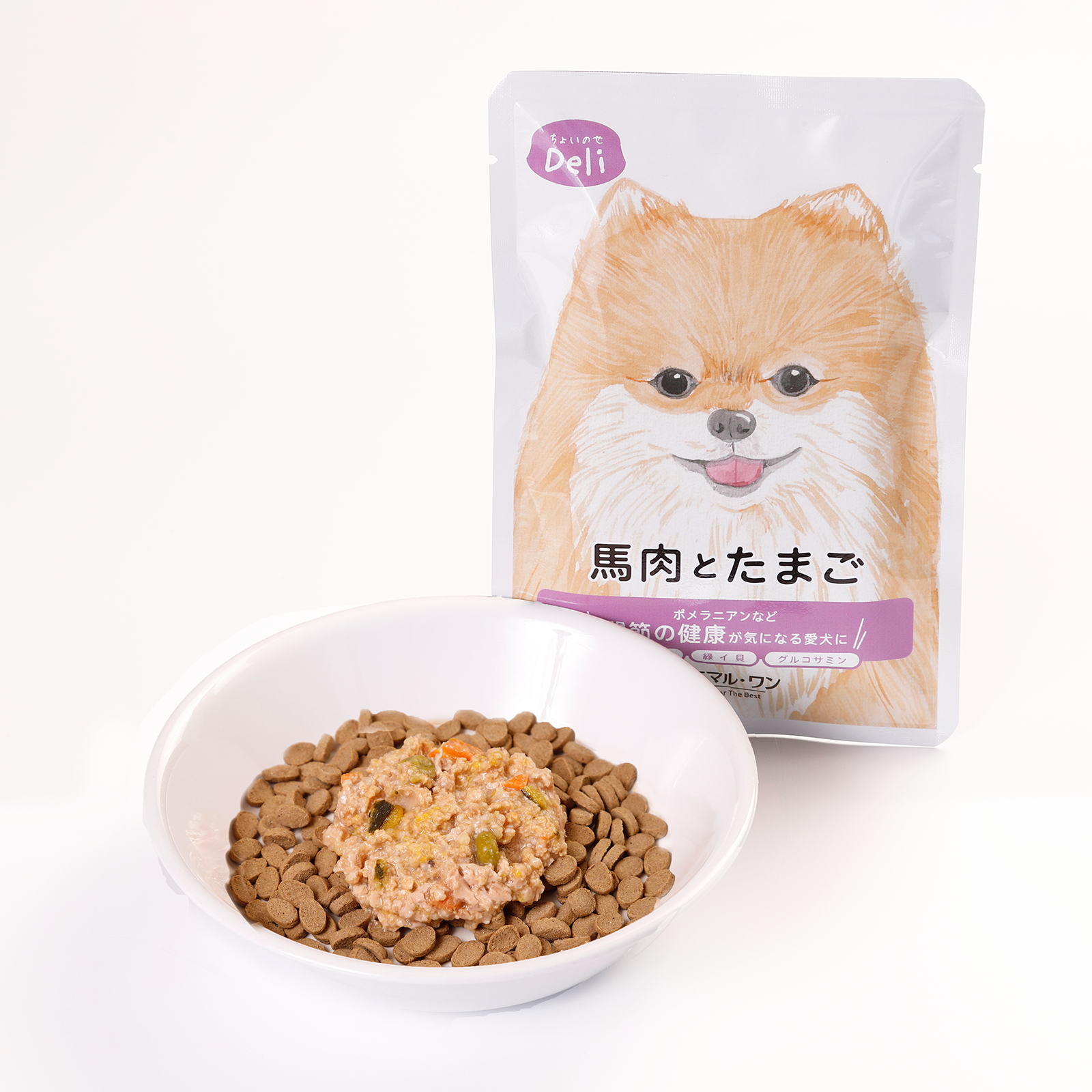 P01-0015 ちょいのせDeli馬肉とたまご 60g【税込み 10%】
