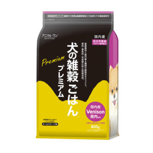 P01-0017 犬の雑穀ごはんプレミアム鹿肉 (オールステージ) 800g【税込み 10%】